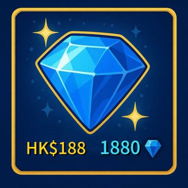 Charge $188 to get 1880 diamonds