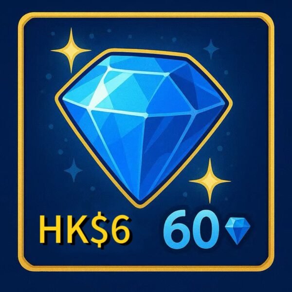 Charge $6 to get 60 diamonds